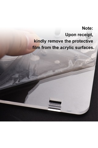 Moveevo Akrilik Disk Rafı, 4-10 Bölmeli Özel Tasarım, Hızlı Montaj, Soğutma Ve Sabitlik Artırıcı, Şeffaf Materyal