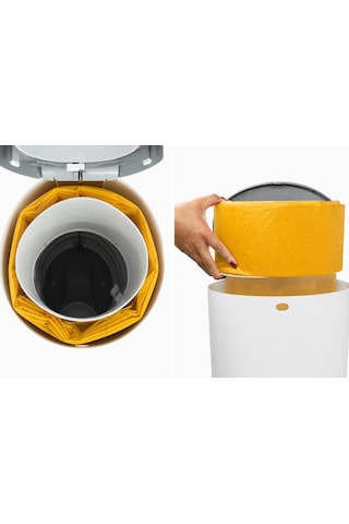 Korbell 16 L Çöp Kutuları İle Uyumlu 2500 Bebek Bezi Kapasiteli 5 Paket Bahar Çiçekleri Kokulu Yerli Çöp Poşeti
