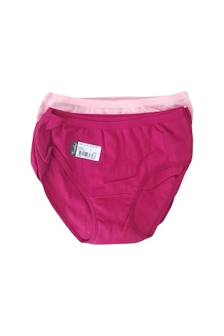 Tutku 0854 Kız Çocuk Jakarlı Bato-slip-külot - 12'li Kombin Çok Renkli