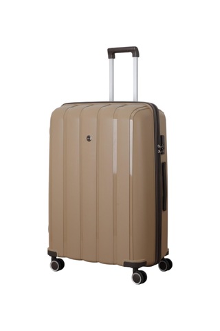 Mçs Polipropilen Valiz V305 75 Cm Şampanya /acı Kahve
