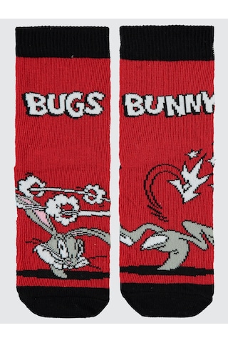 Bugs Bunny 2'li 2-12 Yaş Kız Soket Çorap Çok Renkli
