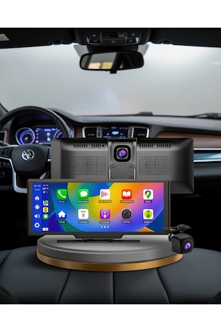 Kablosuz Carplay Ekranı Ön Arka Kameralı Uczzzc1önarkakamerasıııııı2 10"
