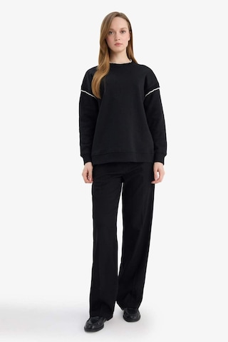 Defacto Regular Fıt Bisiklet Yaka Sweatshirt Tunik G9241ax26spbk81 Siyah-bk81