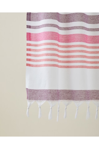 Sunjoy Rejenere Çizgili Peştamal 80x150 Cm Pembe-mor