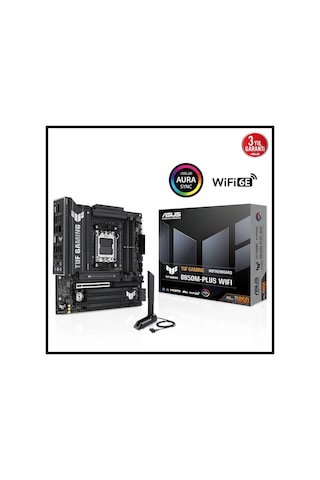 Asus Tuf Gamıng B850m-plus Wıfı, 4xddr5, 3x M.2, Hdmı, Dp, Type-c, Wi-fi 6e, Bluetooth V5.3, Am5 Sok