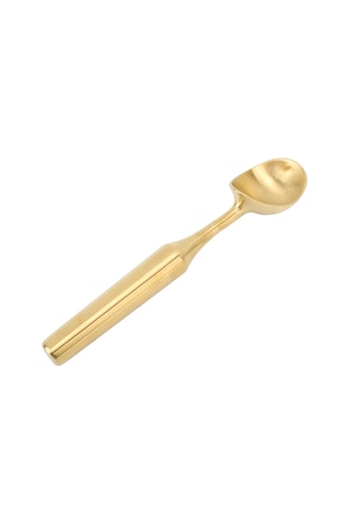 Yaleker 304 Paslanmaz Çelik Dondurma Kaşığı - Çok Amaçlı Toplama Aleti, Uzun Kolu, Rose Gold, Kolay Temizleme Altın