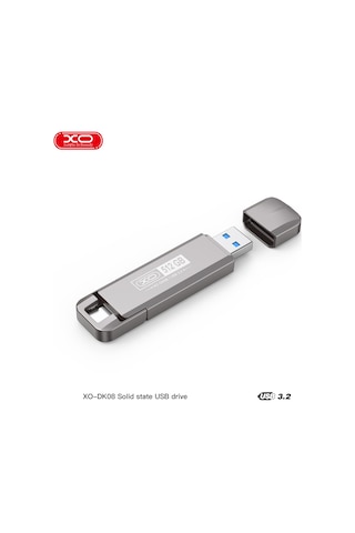 512gb Usb 3.2 Ve Type-c Çift Girişli 450mb/s Yazma Hızı, Darbeye Dayanıklı Metal Ssd Flash Bellek