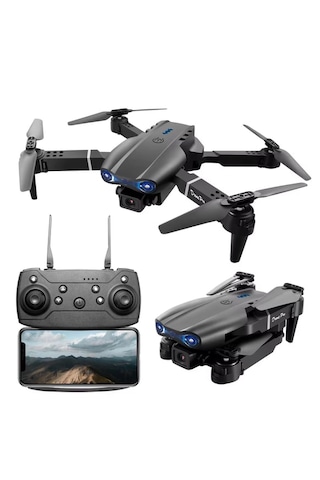 E99 Kumandalı, Katlanabilir, Profesyonel Hd Kamera, Wifi, Drone
