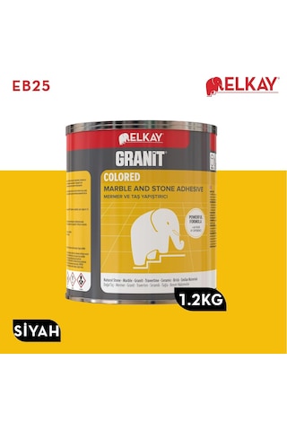Eb25 Granit Mermer Ve Taş Yapıştırıcı Siyah 1200 Gr 0.25 KG