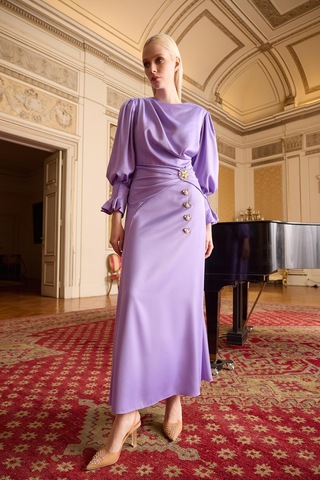 Senna Almır Dress Lila Lila