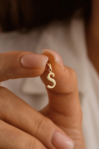 Sefa Gold 14 Ayar Altın S Harf Kolye Ucusfklu056