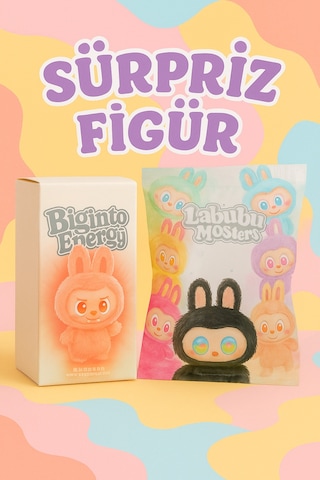 Labubu Kutulu Peluş Anahtarlık - 16cm Kutulu Labubu Peluş Sürpriz Model