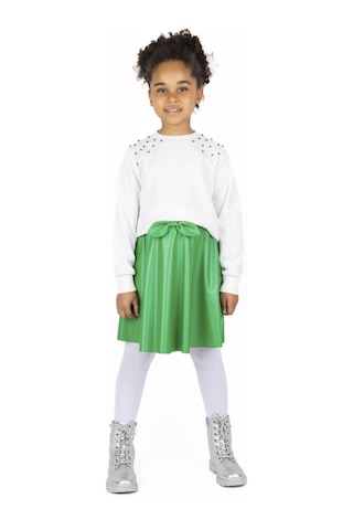 Kız Çocuk Fiyonklu Deri Etek Bk23kk14308 001