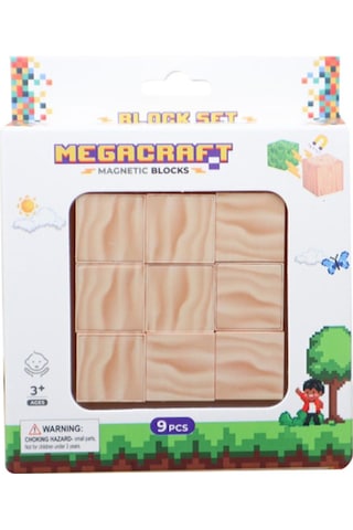 Megacraft Manyetik 9 Parça Blok İtem Mc1409