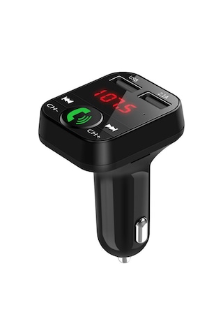 Yifomall "kablosuz Araç Mp3 Çalar - Bluetooth 5.0, Fm Verici, Çift Usb Port Ve Hd Ses Kalitesi İle Telefon Görüşmesi Desteği"