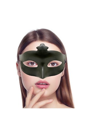 Haki Yeşil Renk Masquerade Kostüm Partisi Venedik Balo Maskesi