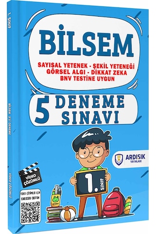 Ardışık Yayınları 1. Sınıf Bilsem Deneme Sınavı Çıkması Muhtemel Soru Bankası Seti 4 Kitap