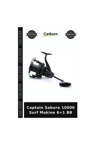 Özel Seri Captain Sabura 10000 Surf Makine 6+1 Bb Balık Olta Uzak Atış
