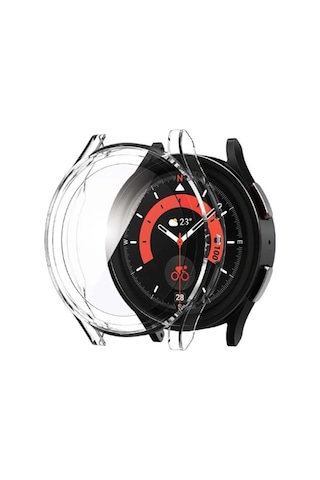 Samsung Galaxy Watch 5Pro Ekran Korumalı Slim Rubber Kılıf 45 MM AL3173