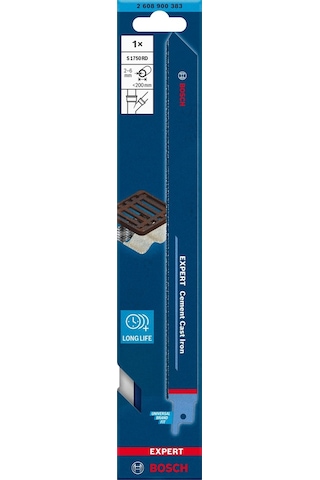 Bosch Expert S 1750 Rd Çimento Kaplı Dökme Boru İçin Panter Testere 2608900383