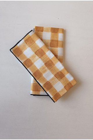 Porland Hardal Ekose 2 Adet Peçete 45x45 Cm