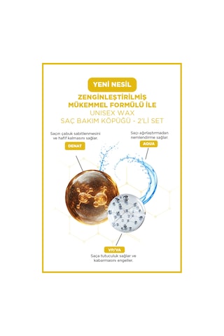 Saç Köpük Şekillendirici Wax 200ml Maximum Hold-
