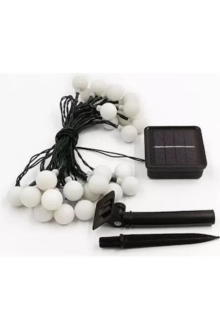 Solar 5m 28 Led Top Gün Işığı Siyah Kablolu 1
