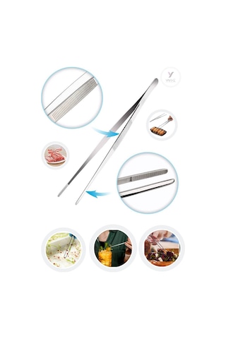 Yayke Masterchef Profesyonel Şef Cımbızı 30 CM Gurmeaid Şef Maşa