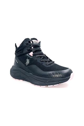 U.s. Polo Assn. Gerrard Hi Wmn 4pr Kadın Siyah-pembe Waterproof Bot Siyah
