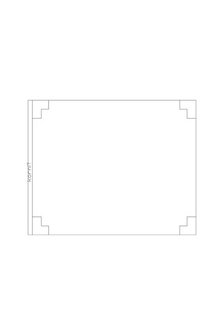 Motifpiyer Tavan Bant Led Spotlu Tb Düz-26CM-96CM