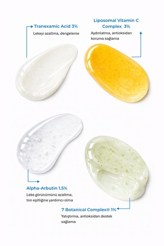 The Simple Plan Spot Less Serum %3 Traneksamik Asit + %1,5 Alfa Arbutin + %3 Lipozomal C Vitamini, Leke Ve Ton Eşitsizliği, 30 Ml