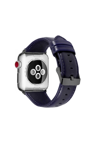 Watch 44mm Uyumlu Luxury Leather Deri Dsb Kordon No8