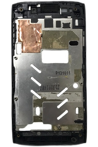 Turkcell T40 Ekran Çıtası Orta Kasa Siyah