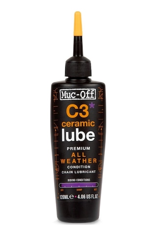 Muc-off C3 Seramik Allweather Bisiklet Zincir Yağı 120 Ml Siyah