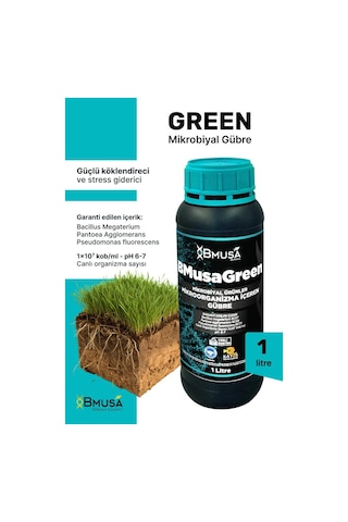Bmusa Green 1 Lt Mikrobiyal Gübre 1 L