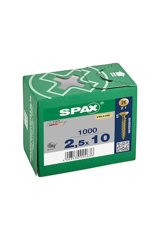 Evrensel Vida, Sunta Vidası, 2 x 10 mm, 1.000 Adet, Tam Dişli,