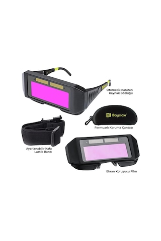 Baymax Bx3200 Otomatik Kararan Kolormatik Kaynak Gözlüğü