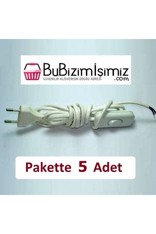 Kablo Fişli Arapuarlı 2Mt Beyaz A2300B N11.414 Kablo Fişli Arapuarlı 2Mt Beyaz A2300B N11.414