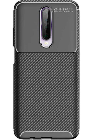 Xiaomi Redmi K30 Kılıf Zore Negro Silikon Kapak Lacivert