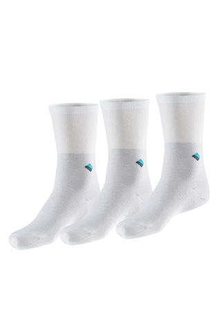 Bonny Silver Diyabetik Soket Gümüş Çorap 3'lü Paket Beyaz