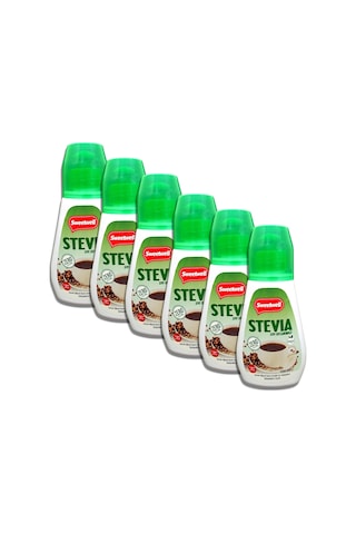 Sweetwell Stevia Sıvı Tatlandırıcı Sıfır Kalori 6 x 200 ML