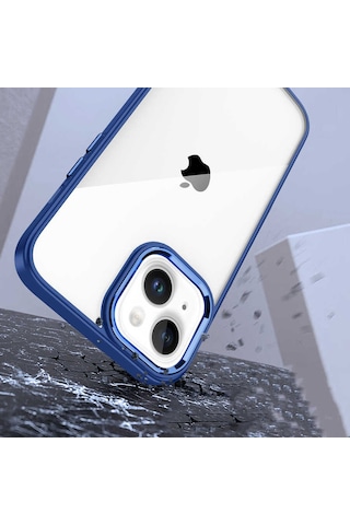Apple Uyumlu iPhone 14 Plus Kılıf Zore Flora Kapak Siyah