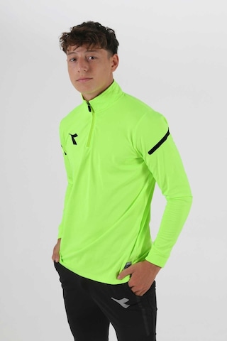 Diadora Alto Antrenman Eşofmanı Tek Üst Neon Yeşil
