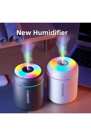 180ml Mini Hava Nemlendirici Usb Elektrikli Aroma Difüzör Uçucu Yağ Temizleyici Black