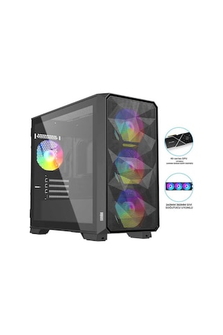 Rotampc RTM136 i7-14700F 16 GB 512 GB SSD 6 GB RTX3050 23.8" Free Dos Masaüstü Oyuncu Bilgisyarı