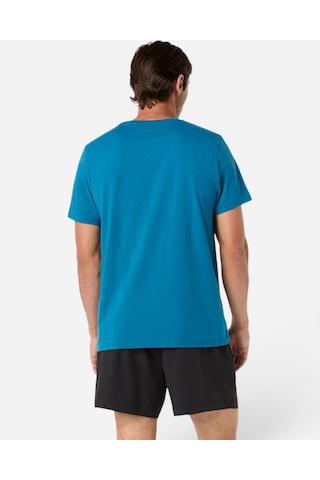 Asics Asıcs Logo Graphıc Tee Erkek Yeşil Kısa Kollu Tshirt 2031f334-400