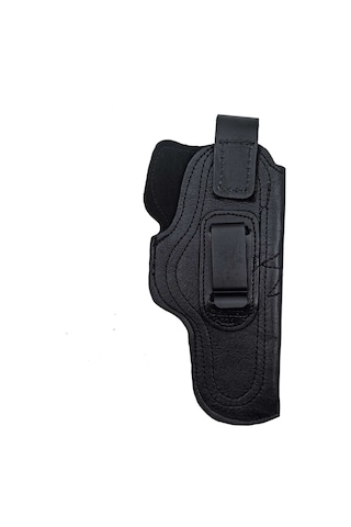 Sig Sauer P226 İçin Uyumlu Çorap Tipi Deri İç Kılıf Metal Maşalı Siyah