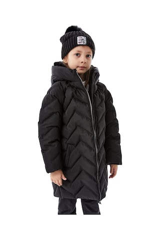Benitto Kids Kız Çocuk Kapüşonlu Kışlık Şişme Mont 51353 Siyah
