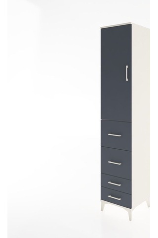 Hyperion Dolap 2 Raflı 4 Çekmeceli Tek Askılı 44x44x221 Aytaş... Aytaşı