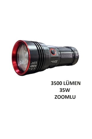 Powerdex Pd-10200 Profesyonel Avcı El Feneri 35w 3200 Lümen